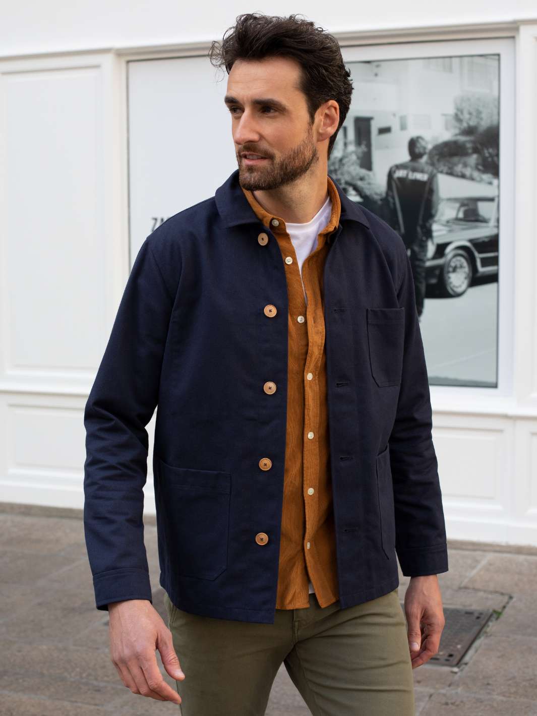 veste en coton de mi-saison 