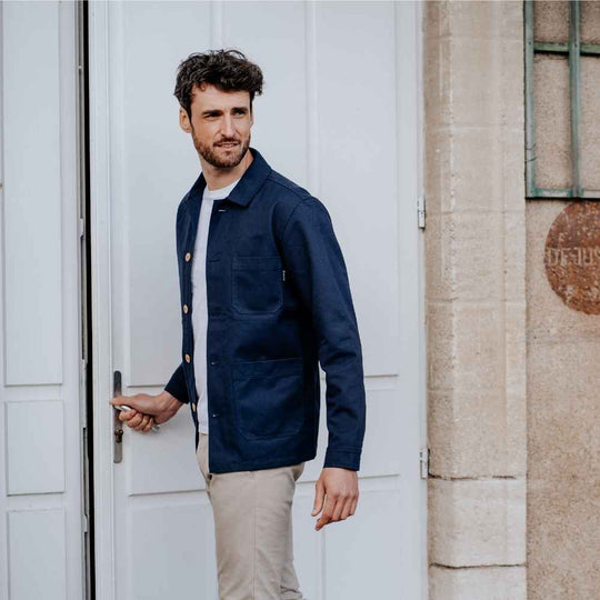 Veste de travail fabriquée en France 